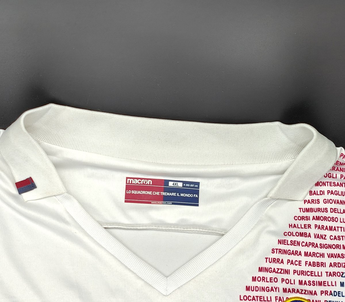 Bologna 2017-18 maglia Macron away #16 Poli - immagine 4