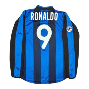 Inter 2000-01 maglia Nike home #9 Ronaldo matchworn