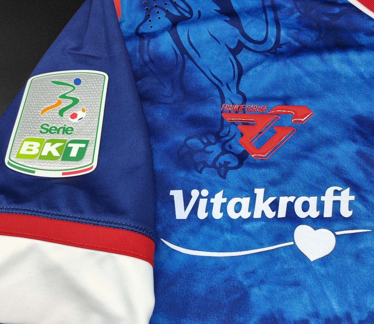 Perugia 2021-22 maglia Frankie Garage third #9 De Luca matchworn - immagine 7