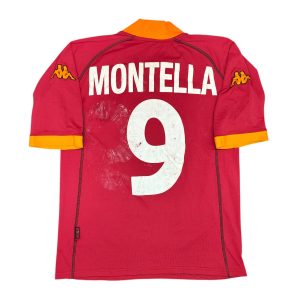 Roma 2001-02 maglia Kappa home #9 Montella