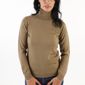 Dolcevita da donna in 100% lana merinos extrafine- Dolcevita Elisabetta